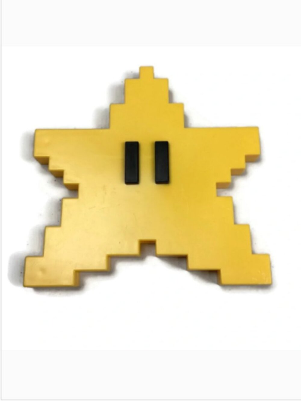 Super Mario Star Christmas Tree Topper Retro Pixelated Style